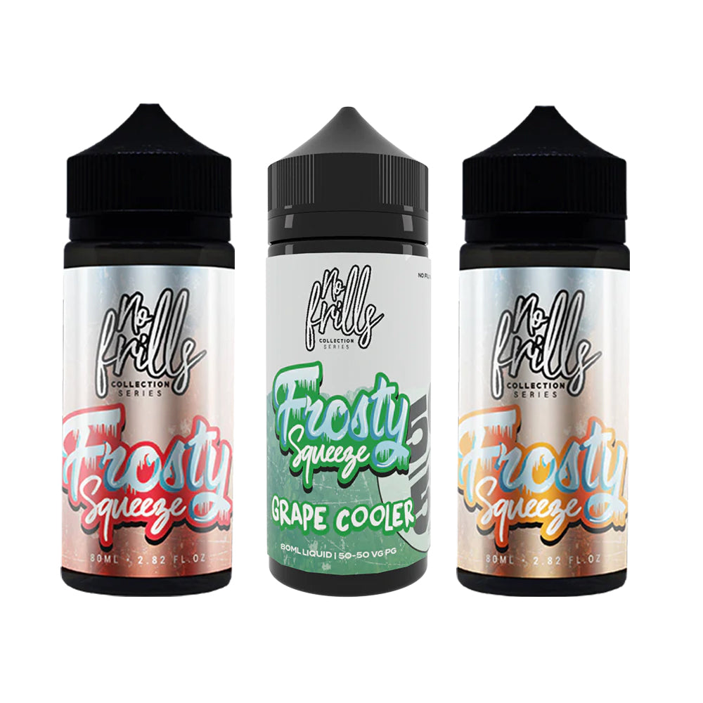 No Frills Frosty Squeeze High VG & 50/50 80ml