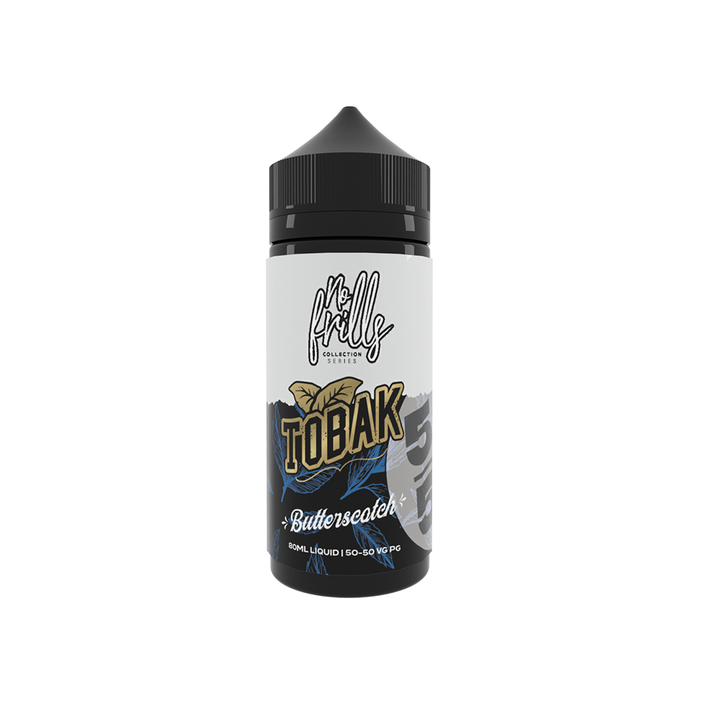No Frills Tobak High VG & 50/50 80ml