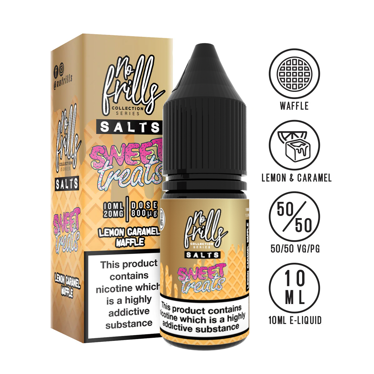 No Frills - Sweet Treats - Nic Salts - 10ml