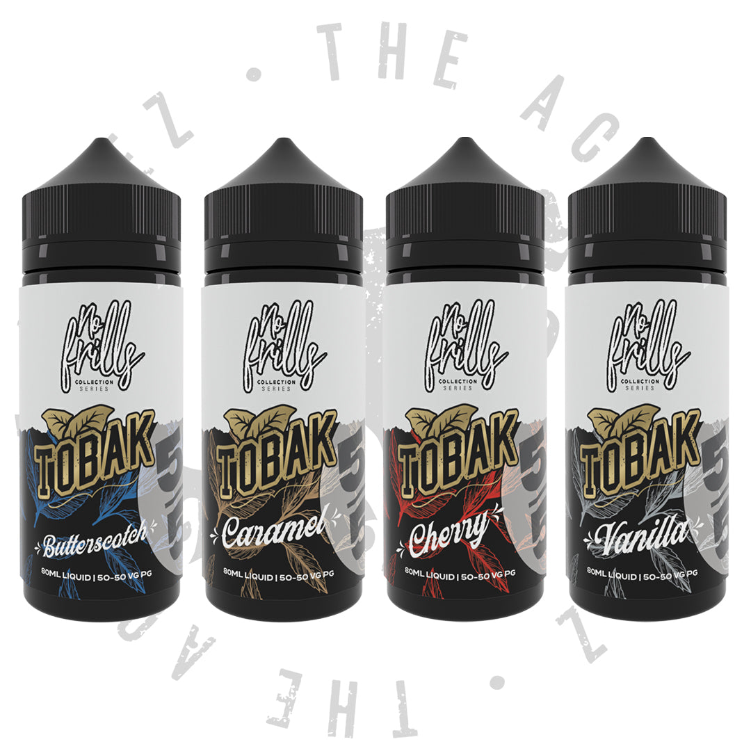 No Frills Tobak High VG & 50/50 80ml