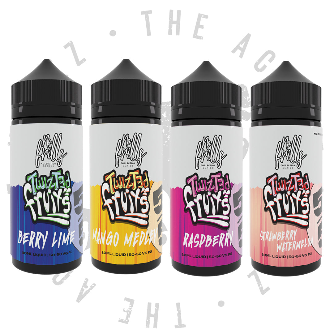 No Frills Twizted Fruits High VG & 50/50 80ml