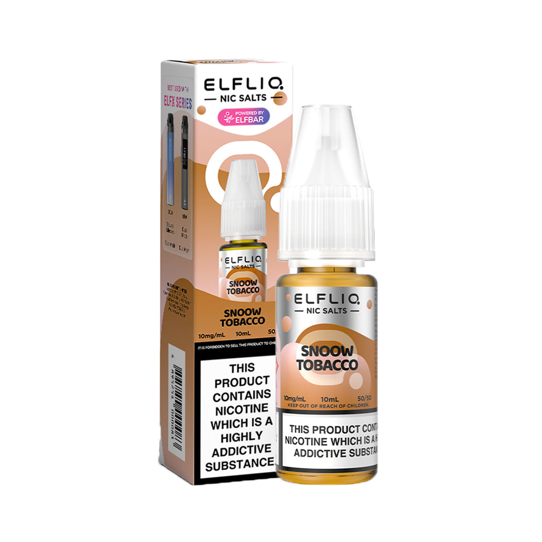 Elf Bar Elfliq Snoow Tobacco Nic Salts 10ml | The Ace of Vapez Distro