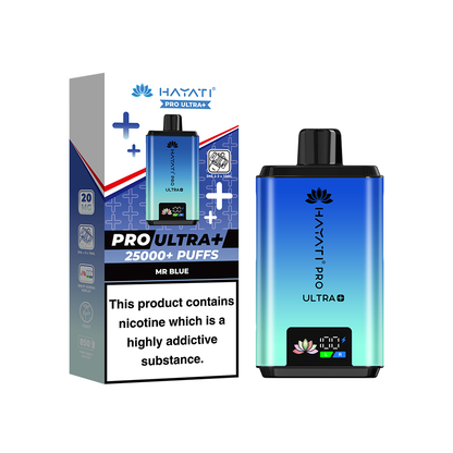 Hayati Pro Ultra Plus 25K Prefilled Vape Kit Mr Blue | The Ace of Vapez Distro