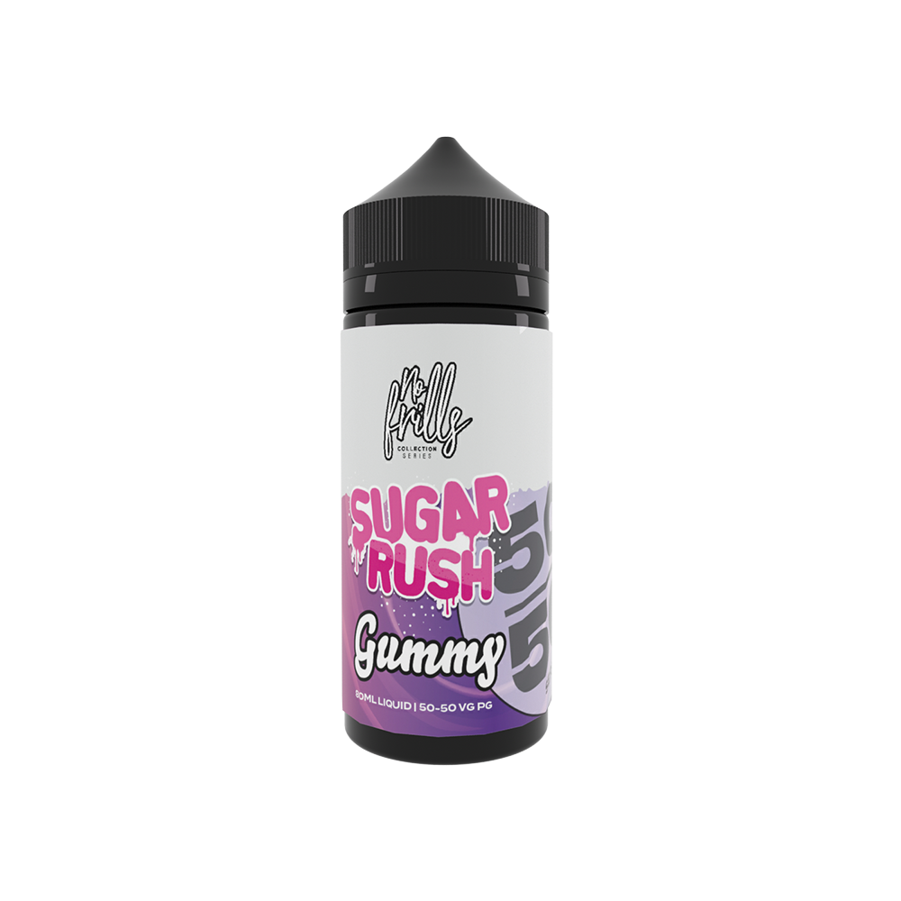 No Frills Sugar Rush High VG & 50/50 80ml