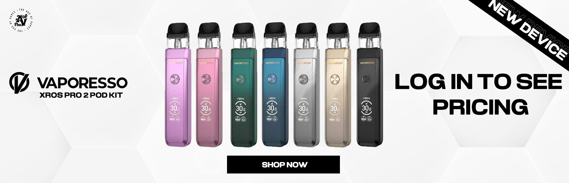 Vaporesso Xros Pro 2 Pod Kit Banner Distro | The Ace of Vapez Distro