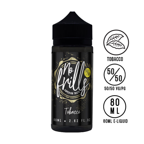 No Frills Original 80ml Shortfill - High VG & 50/50