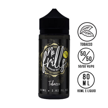 No Frills Original 80ml Shortfill - High VG & 50/50