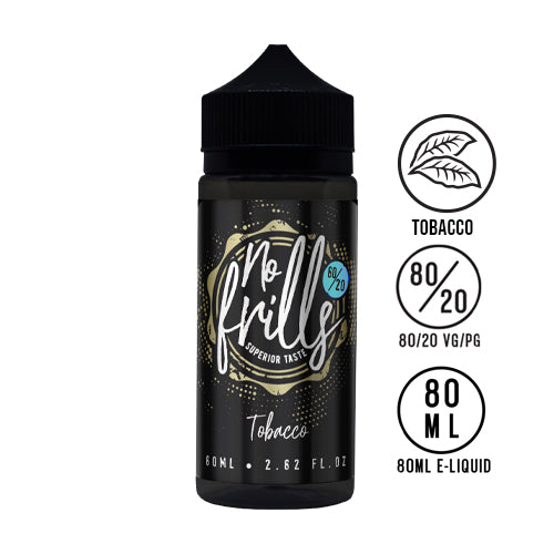 No Frills Original 80ml Shortfill - High VG & 50/50