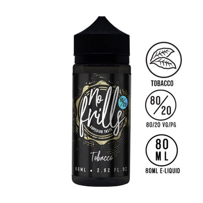 No Frills Original 80ml Shortfill - High VG & 50/50