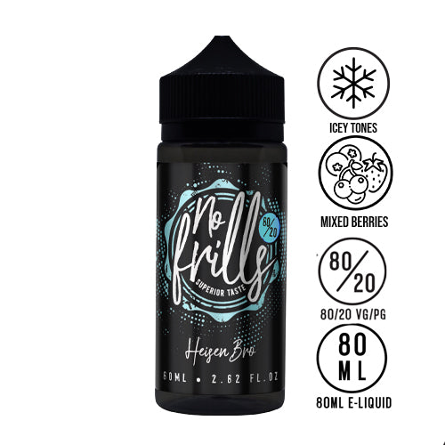 No Frills Original 80ml Shortfill - High VG & 50/50