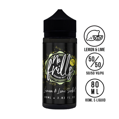 No Frills Original 80ml Shortfill - High VG & 50/50